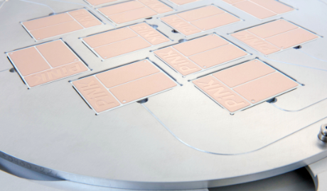 Sintering carrier with single substrates. Sintering carrier with single substrates.