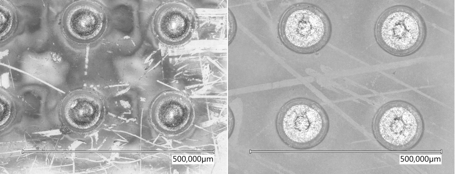 Etching with low-pressure plasma